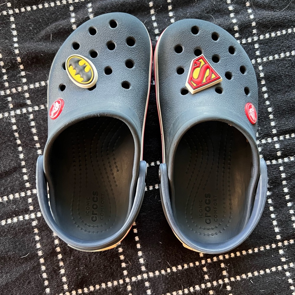 CROCS Blue Sandals with Perforated Design